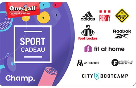 cadeaukaart voor sport