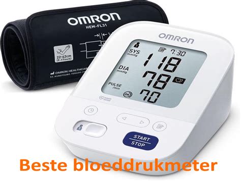 Diagram van de onderdelen van een bloeddrukmeter