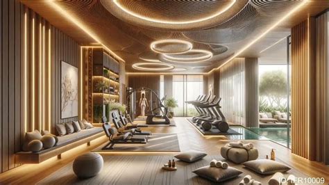 Luxe privé sportschool interieur