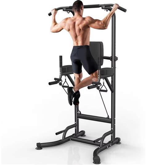 Multifunctioneel pull-up rack met diverse trainingsmogelijkheden