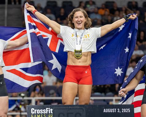Tia-Clair Toomey tijdens de CrossFit Games