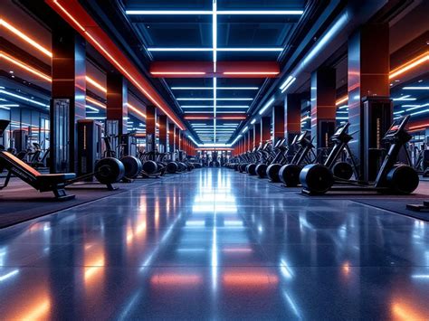 Fitness apparatuur in een moderne sportschool