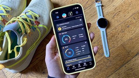 Garmin Connect workout planning interface