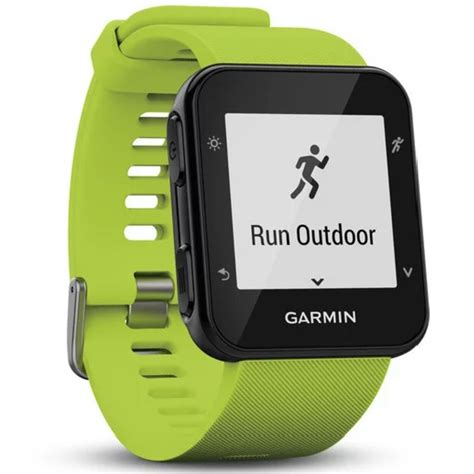 Garmin Forerunner 35 interval training scherm
