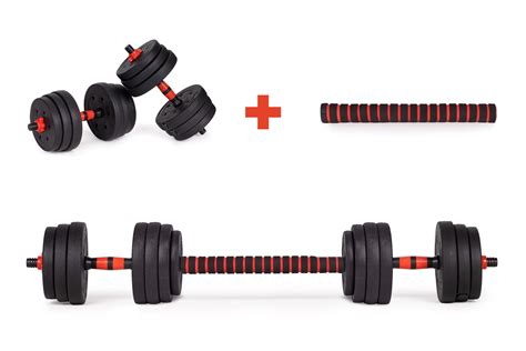 Dumbbells in verschillende materialen en gewichten
