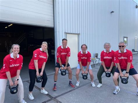 Foto van een kettlebell workshop