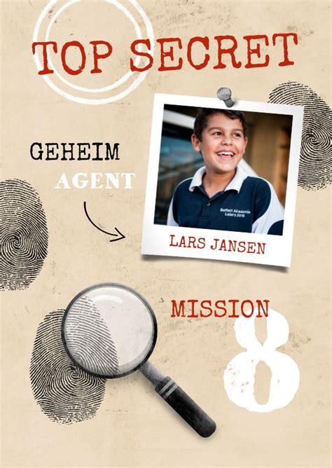 geheime agent thema kinderfeestje