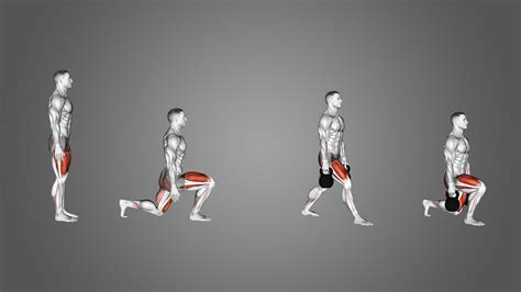 Infographic met basisoefeningen: push-up, squat, lunge