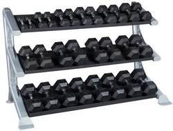 Verschillende soorten dumbbell rekken