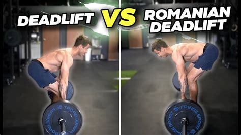 Vergelijking tussen conventionele deadlift en Romanian deadlift