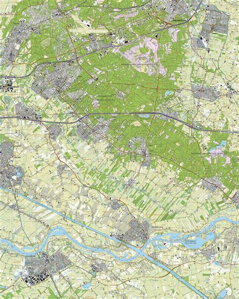 Kaart van Zeist met de locatie van VET Voeding en Training