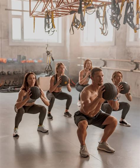 Groepstraining in een fitnessstudio