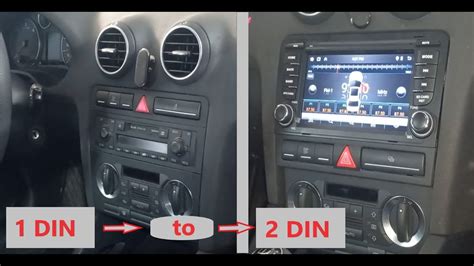 Vergelijking van 1-DIN en 2-DIN radio's