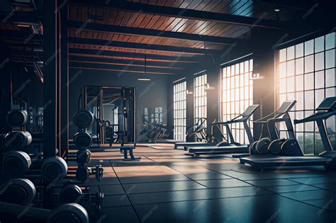 Man die overhead press doet in een home gym met voldoende plafondhoogte