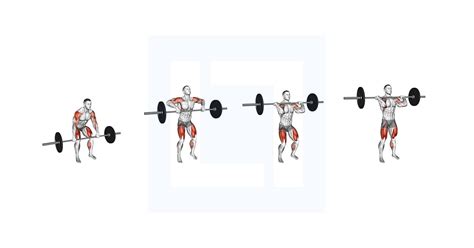 Barbell Clean and Press techniek