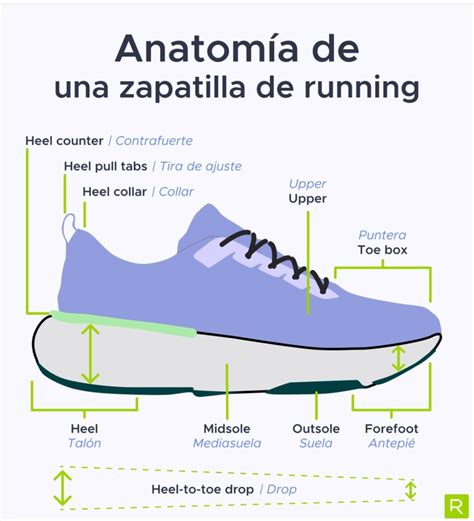 Anatomie van een hardloopschoen