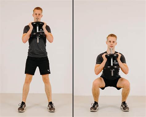 Dumbbell oefeningen voor benen
