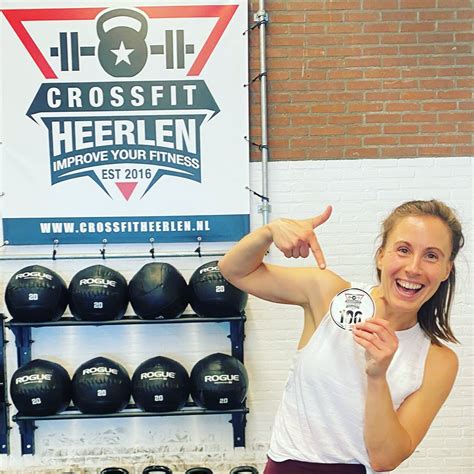 Screenshot van de CrossFit Heerlen club app op een smartphone