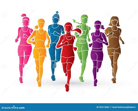 Mensen die marathon lopen