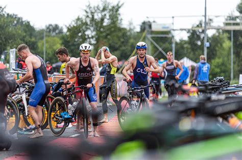 Start van een triathlon