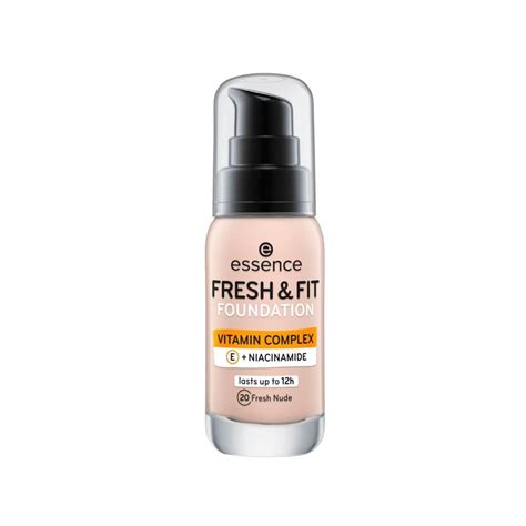 Essence Fresh & Fit Foundation na 12 uur dragen