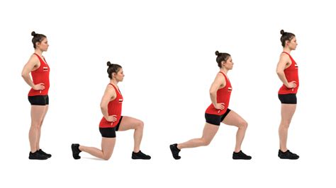 Vrouw die side lunges doet