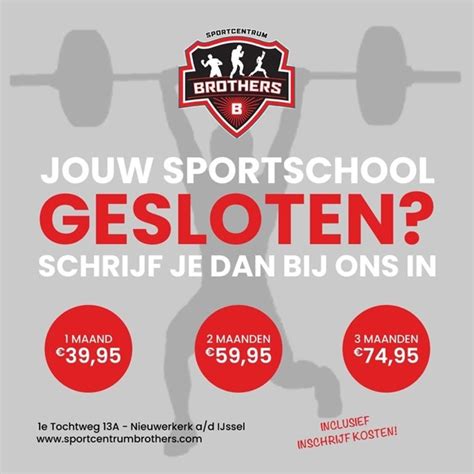 Illustratie van een gesloten sportschool tijdens lockdown