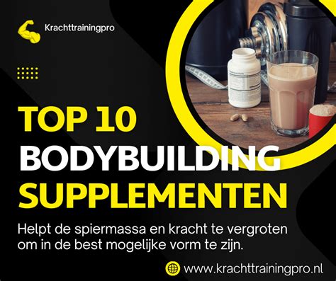 Populaire supplementen voor spieropbouw