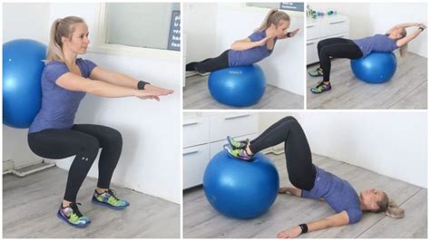 Beginnersoefeningen met een fitnessbal