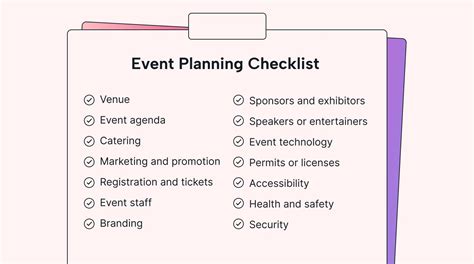 Checklist financiële planning