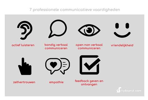 Iconen die verschillende vaardigheden symboliseren (communicatie, leiderschap, etc.)