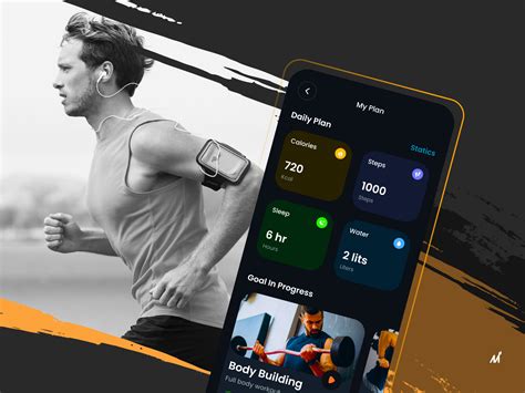 Smartphone met fitness app