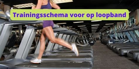 Schema van intervaltraining op een loopband