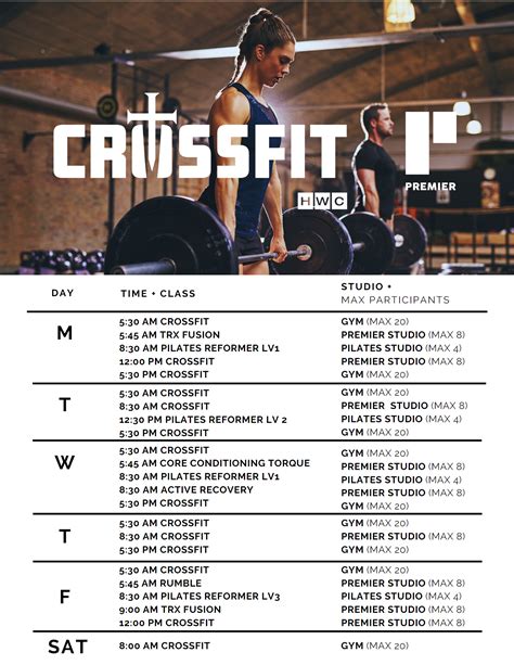 Schema CrossFit training