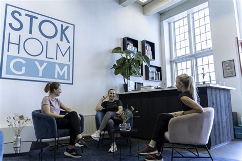 Stokholm Gym locatie met uitzicht over de rivier