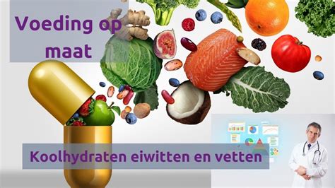 Voedingspiramide met focus op eiwitten en koolhydraten