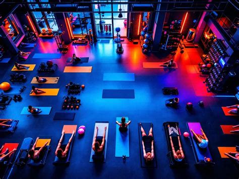 Fitnessstudio met moderne apparatuur