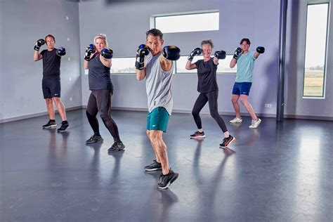 Groepsles kickboksen