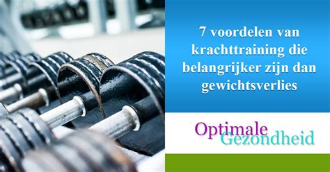 Infographic met de belangrijkste voordelen van krachttraining voor gewichtsverlies