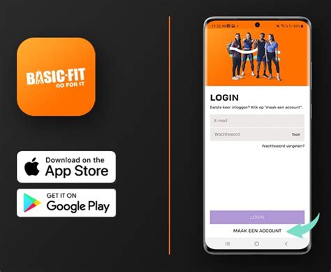 Screenshot van de Basic-Fit app met filteropties voor video's