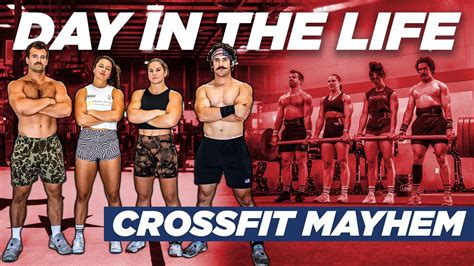 Team CrossFit Mayhem tijdens een training