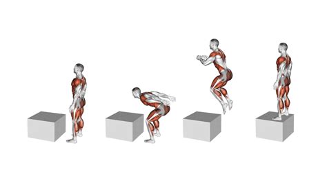 Box jump oefening