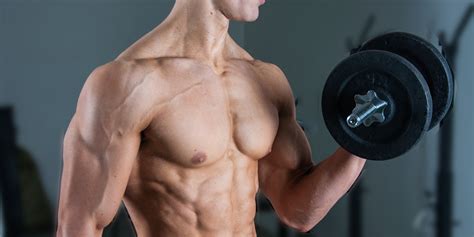 Een afbeelding van een gespierde arm die de biceps toont