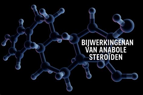 Diagram met mogelijke bijwerkingen van anabolen gebruik
