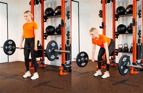 Demonstratie van de deadlift oefening