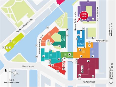 Kaart met locatie van 24 uur Fitness Hesseplaats
