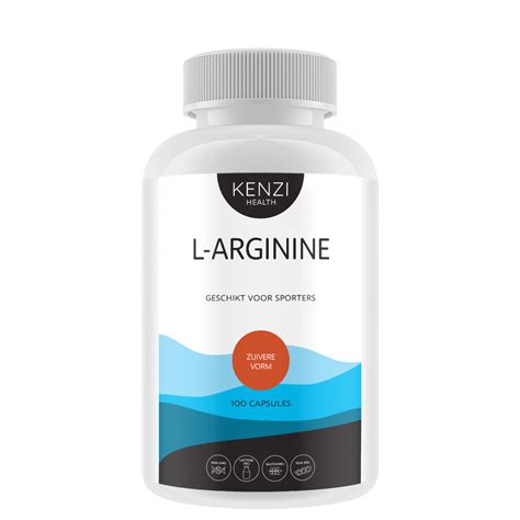 Infographic over de werking van L-Arginine