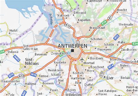 Kaart met de locatie van Basic-Fit Linkeroever en nabijgelegen OV-haltes