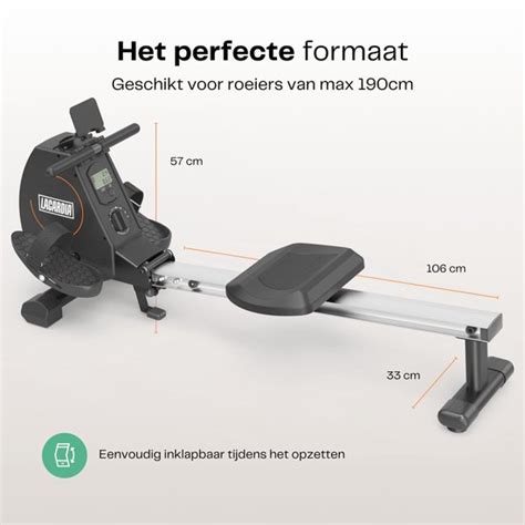Roeitrainer in gebruik