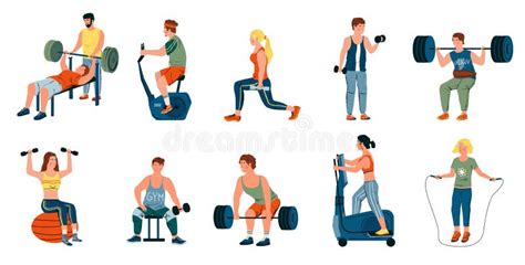 Diverse mensen die CrossFit oefeningen doen
